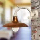Lampada a Parete Vintage da Esterno in Alluminio Made in Italy - Adela Viadurini