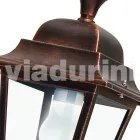 Lampada a soffitto da giardino in alluminio fatta in Italia, Aquilina Viadurini