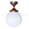Lampada a Soffitto in Acrilico e Alluminio Nero Made in Italy - Trovanero