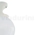 Lampada a Soffitto in Acrilico Opale e Struttura in Alluminio Bianco - Trovabianco Viadurini