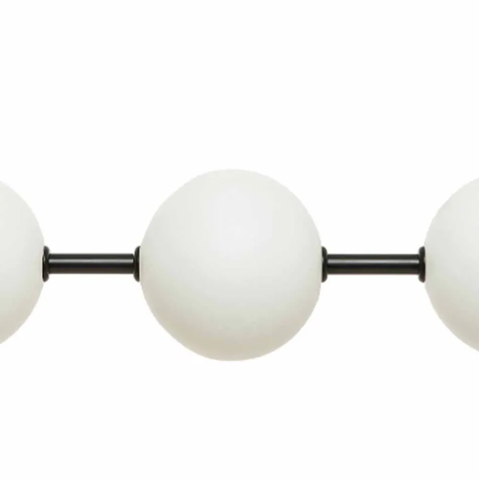 Lampada a Sospensione 3 Luci in Ottone e Vetro 2 Finiture - Alma by Il Fanale Viadurini
