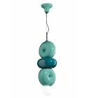 Lampada a Sospensione con 3 Elementi di Diverse Forme Made in Italy - Bumbum Viadurini
