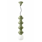 Lampada a Sospensione con 4 Elementi in Ceramica e Vetro Made in Italy - Capocabana  Viadurini