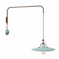Lampada a sospensione con braccio direzionabile stile country Sally