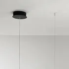 Lampada a Sospensione con Inserto Amovibile in Vetro Granigliato - Catalpa Viadurini