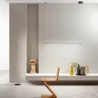 Lampada a Sospensione con Luce LED e Cavetti Regolabili in Lunghezza - Arancio Viadurini