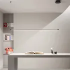 Lampada a Sospensione con Luce LED e Cavetti Regolabili in Lunghezza - Arancio Viadurini