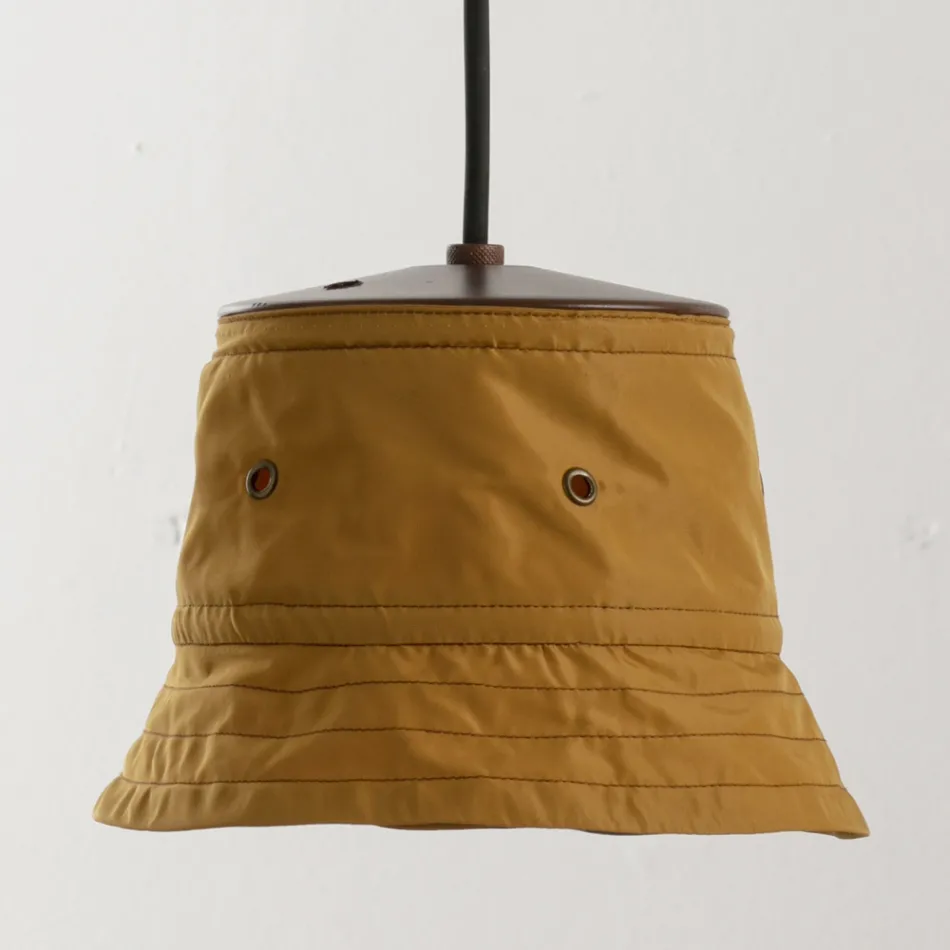 Lampada a Sospensione con Paralume in Poliestere Made in Italy - Toscot Junction Viadurini