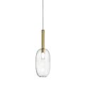 Lampada a Sospensione con Vetro in Varie Forme Made in Italy - Sintonia