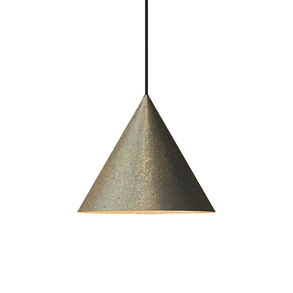 Lampada a Sospensione da Esterno in Ottone Made in Italy - Pioggia Viadurini