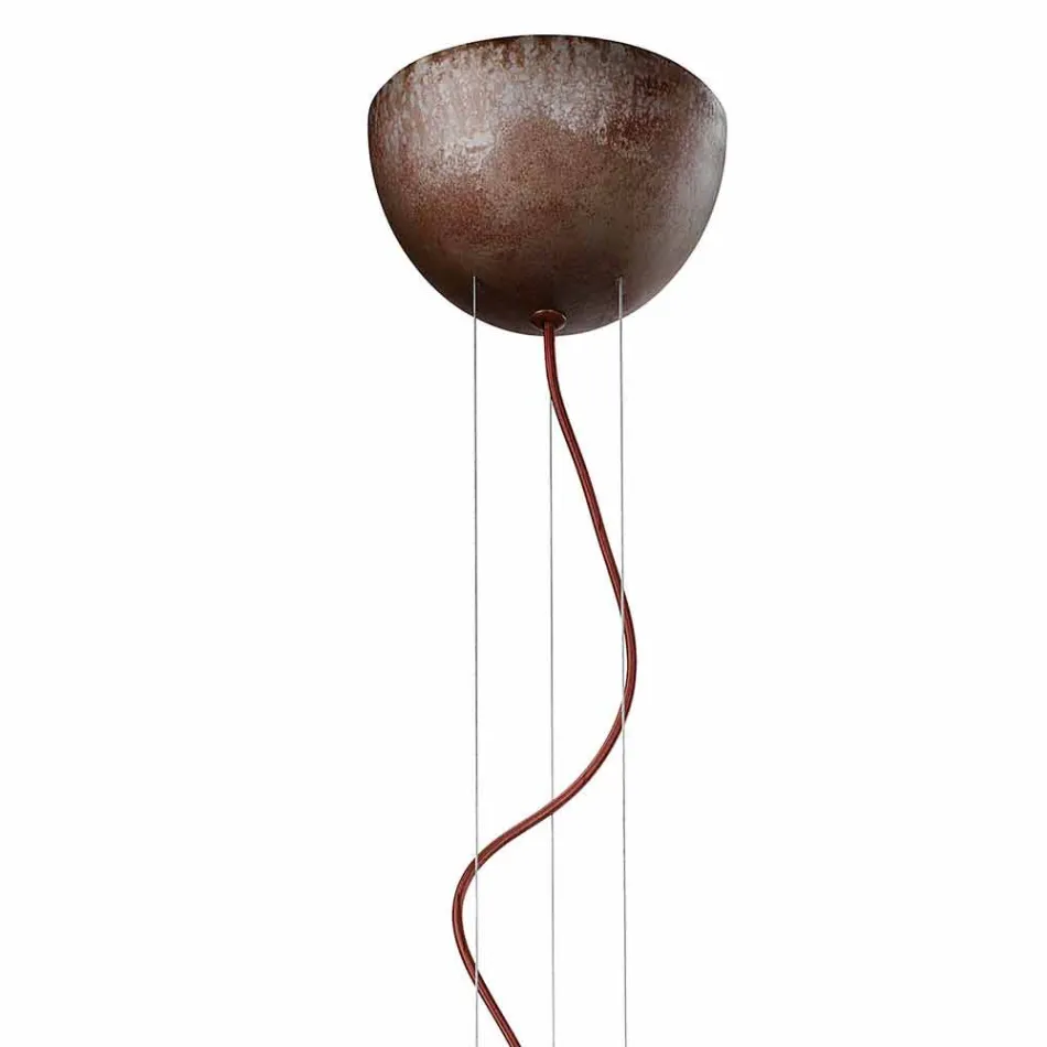 Lampada a sospensione design rustico Ø40 cm Galileo Il Fanale Viadurini