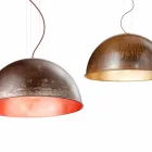 Lampada a sospensione design rustico Ø40 cm Galileo Il Fanale Viadurini