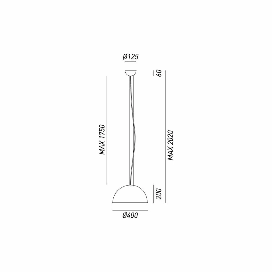Lampada a sospensione design rustico Ø40 cm Galileo Il Fanale Viadurini