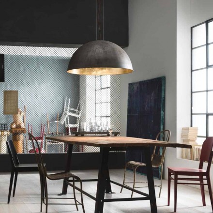 Lampada a sospensione design rustico Ø40 cm Galileo Il Fanale Viadurini