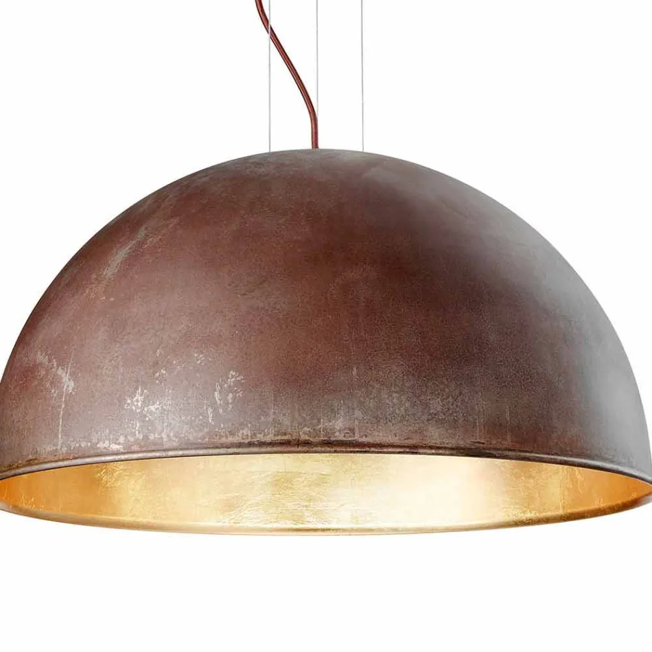 Lampada a sospensione design rustico Ø40 cm Galileo Il Fanale Viadurini