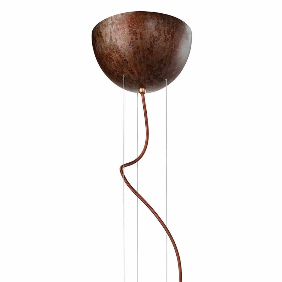 Lampada a sospensione design rustico Ø60 cm Galileo Il Fanale Viadurini