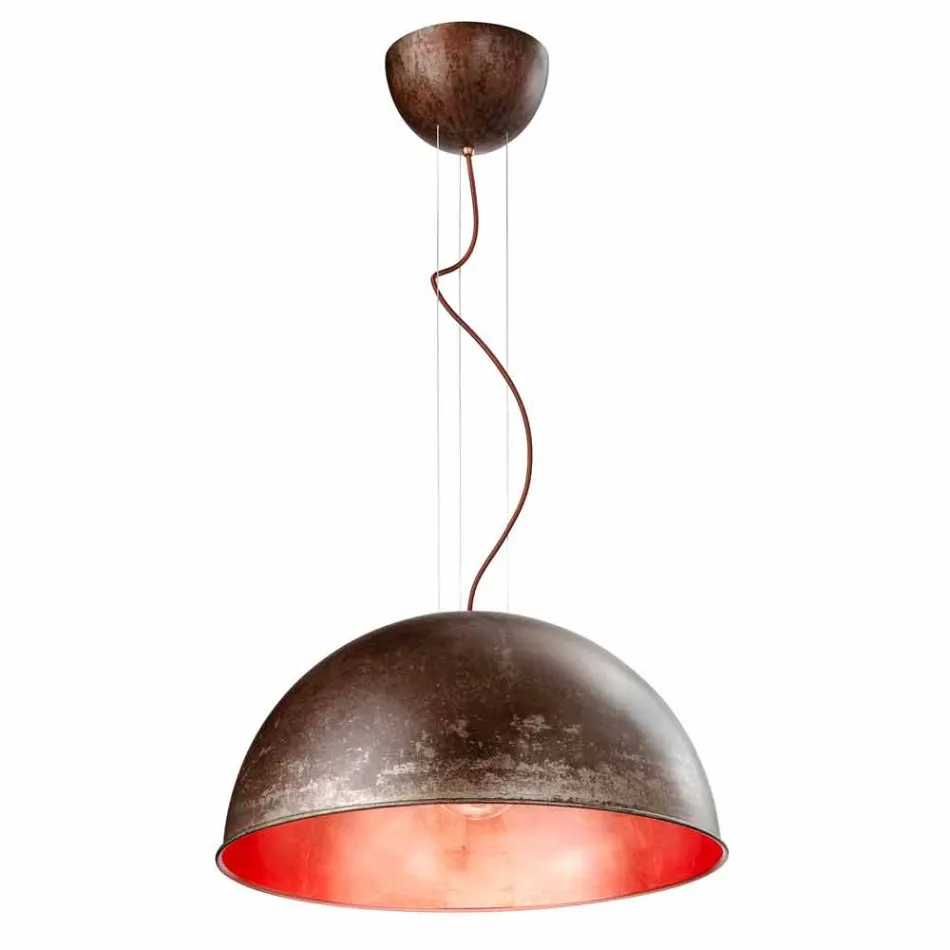 Lampada a sospensione design rustico Ø60 cm Galileo Il Fanale Viadurini