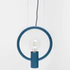 Lampada a Sospensione di Design in Acciaio Made in Italy - Delizia Viadurini