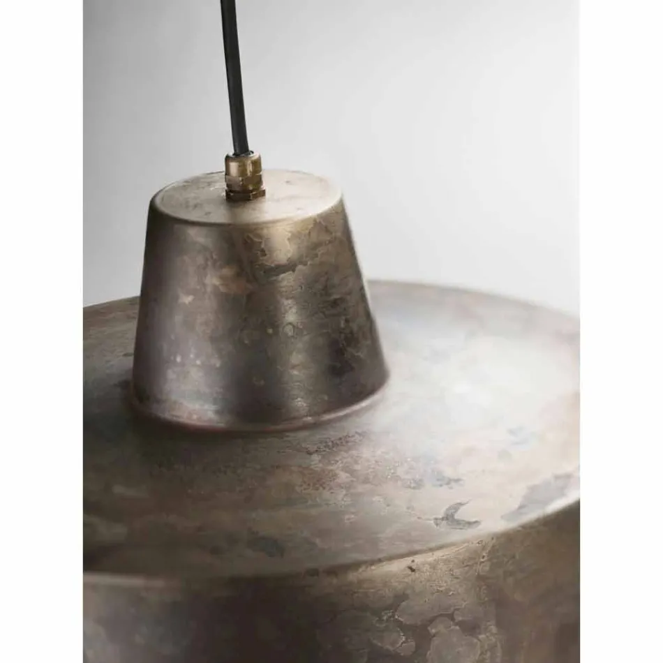 Lampada a sospensione di design in ferro anticato Jean Il Fanale Viadurini