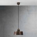 Lampada a sospensione di design in ferro anticato Jean Il Fanale