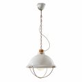 Lampada a sospensione di design industriale artigianale Clara