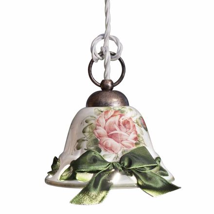 Lampada a sospensione di design rustico decorata Ferroluce Napoli Viadurini