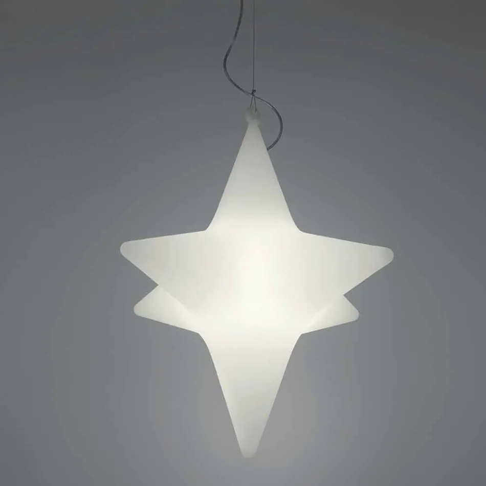 Lampada a Sospensione Forma a Stella a Led da Interno Design di Slide - Sirio Viadurini