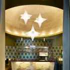 Lampada a Sospensione Forma a Stella a Led da Interno Design di Slide - Sirio Viadurini