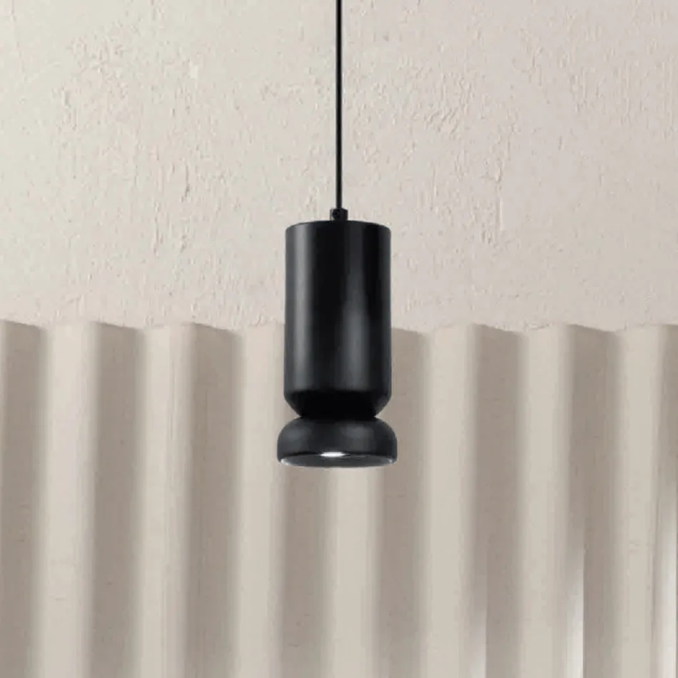 Lampada a Sospensione in Alluminio Verniciato a Polvere e Cavo Regolabile - Buxus Viadurini