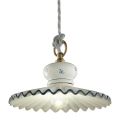 Lampada a Sospensione in Ceramica Artigianale Decorata a Mano - Roma