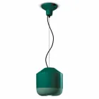 Lampada a Sospensione in Ceramica Colorata Made in Italy – Ferroluce Bellota Viadurini