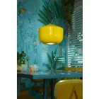 Lampada a Sospensione in Ceramica Colorata Made in Italy – Ferroluce Bellota Viadurini