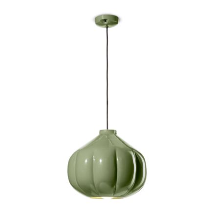 Lampada a Sospensione in Ceramica di 2 Finiture Made in Italy - Afoxe Viadurini
