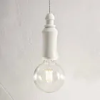 Lampada a Sospensione in Ceramica di Design Made in Italy - Fate Aldo Bernardi Viadurini