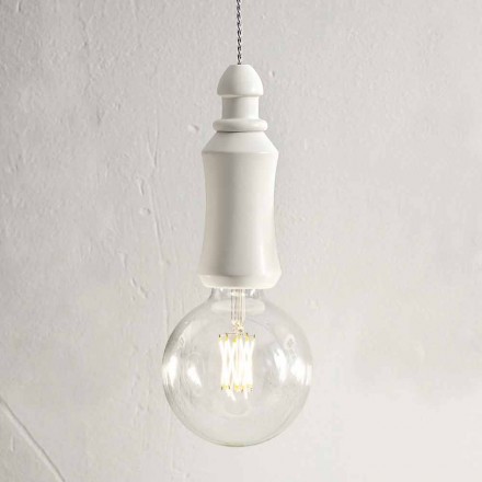 Lampada a Sospensione in Ceramica di Design Made in Italy - Fate Aldo Bernardi Viadurini