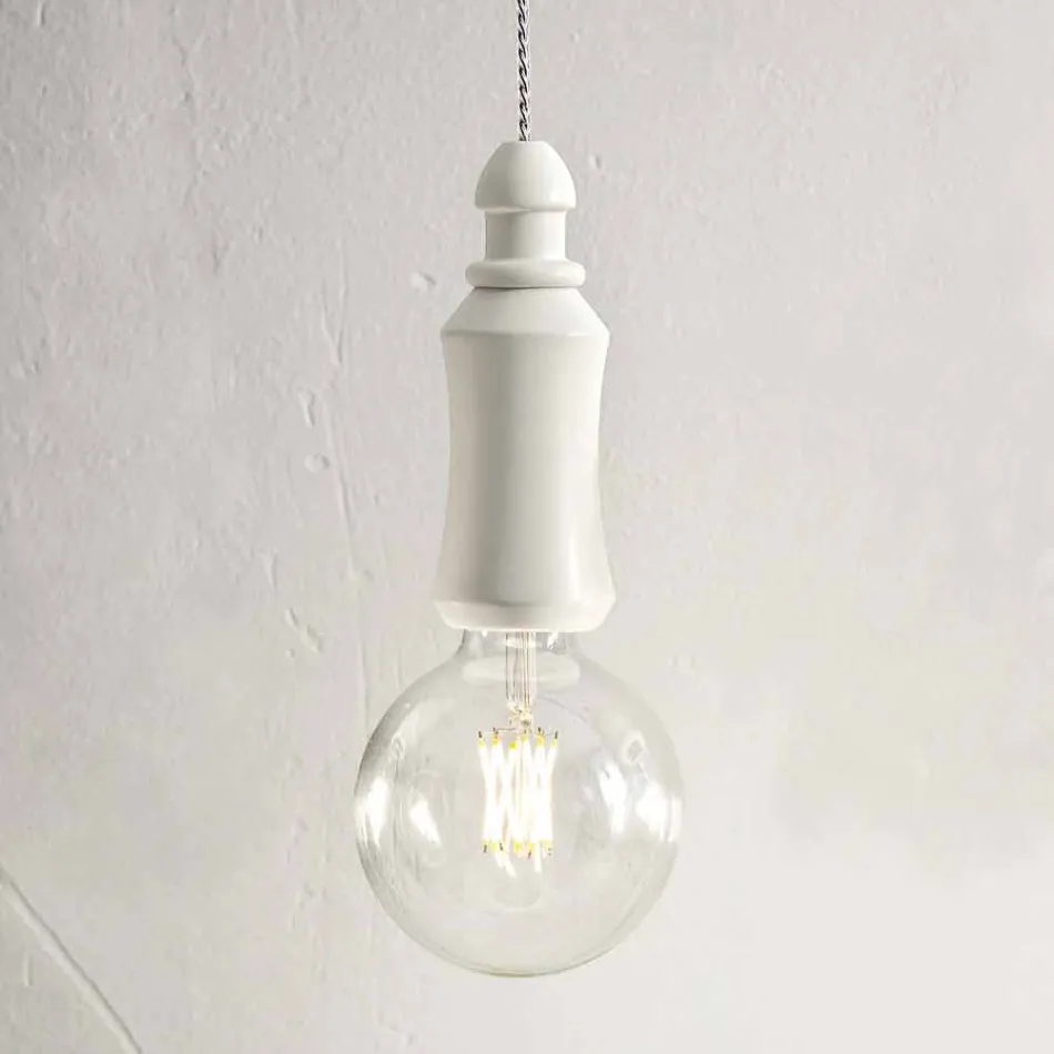 Lampada a Sospensione in Ceramica di Design Made in Italy - Fate Aldo Bernardi Viadurini