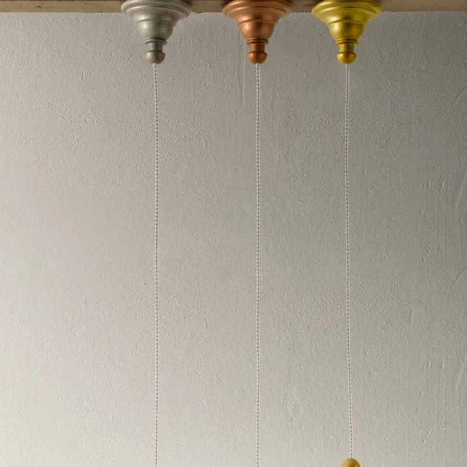 Lampada a Sospensione in Ceramica di Design Made in Italy - Fate Aldo Bernardi Viadurini
