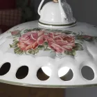 Lampada a Sospensione in Ceramica Fatta a Mano con Passanastri - Napoli Viadurini