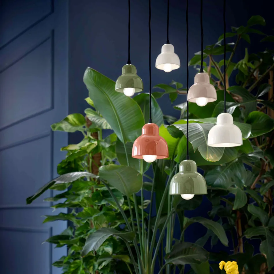 Lampada a Sospensione in Diverse Finiture e Misure Made in Italy - Berimbau Viadurini