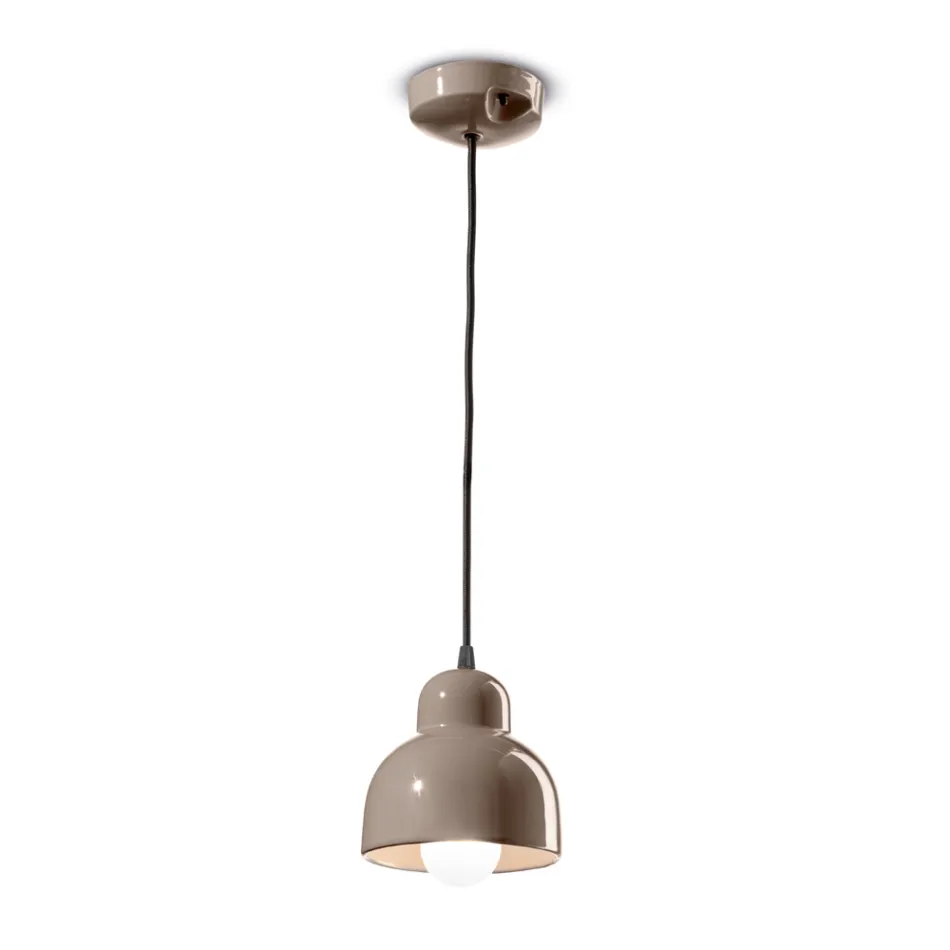 Lampada a Sospensione in Diverse Finiture e Misure Made in Italy - Berimbau Viadurini