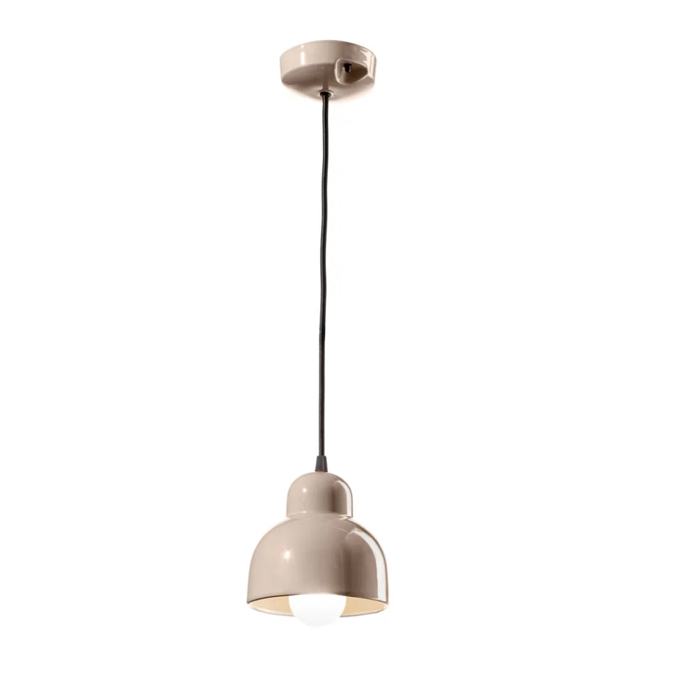 Lampada a Sospensione in Diverse Finiture e Misure Made in Italy - Berimbau Viadurini