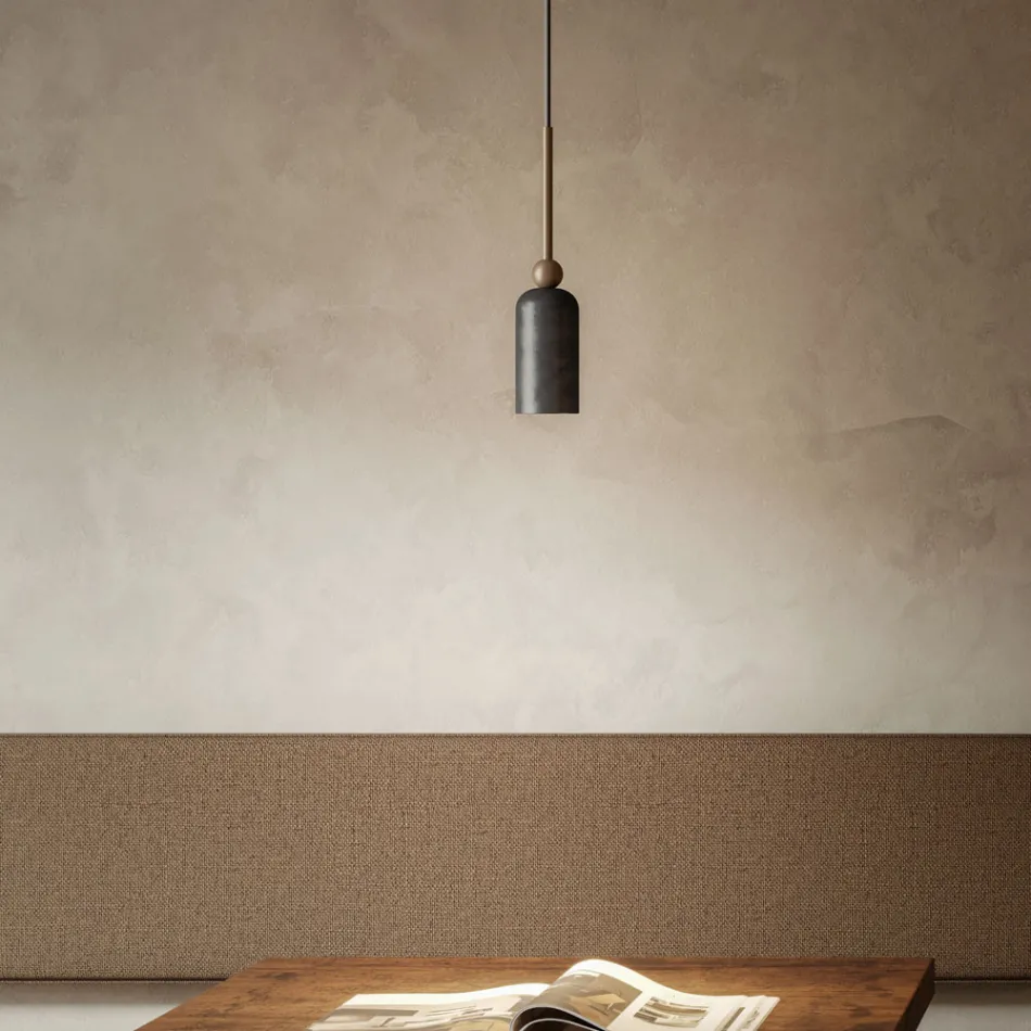 Lampada a Sospensione in Diverse Finiture Made in Italy - Signora Viadurini