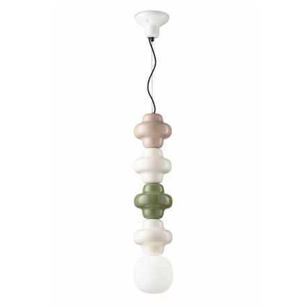 Lampada a Sospensione in Diversi Colori Made in Italy - Copacabana Viadurini
