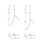 Lampada a Sospensione in Legno Massello in Diverse Finiture Made in Italy - Orlov Viadurini