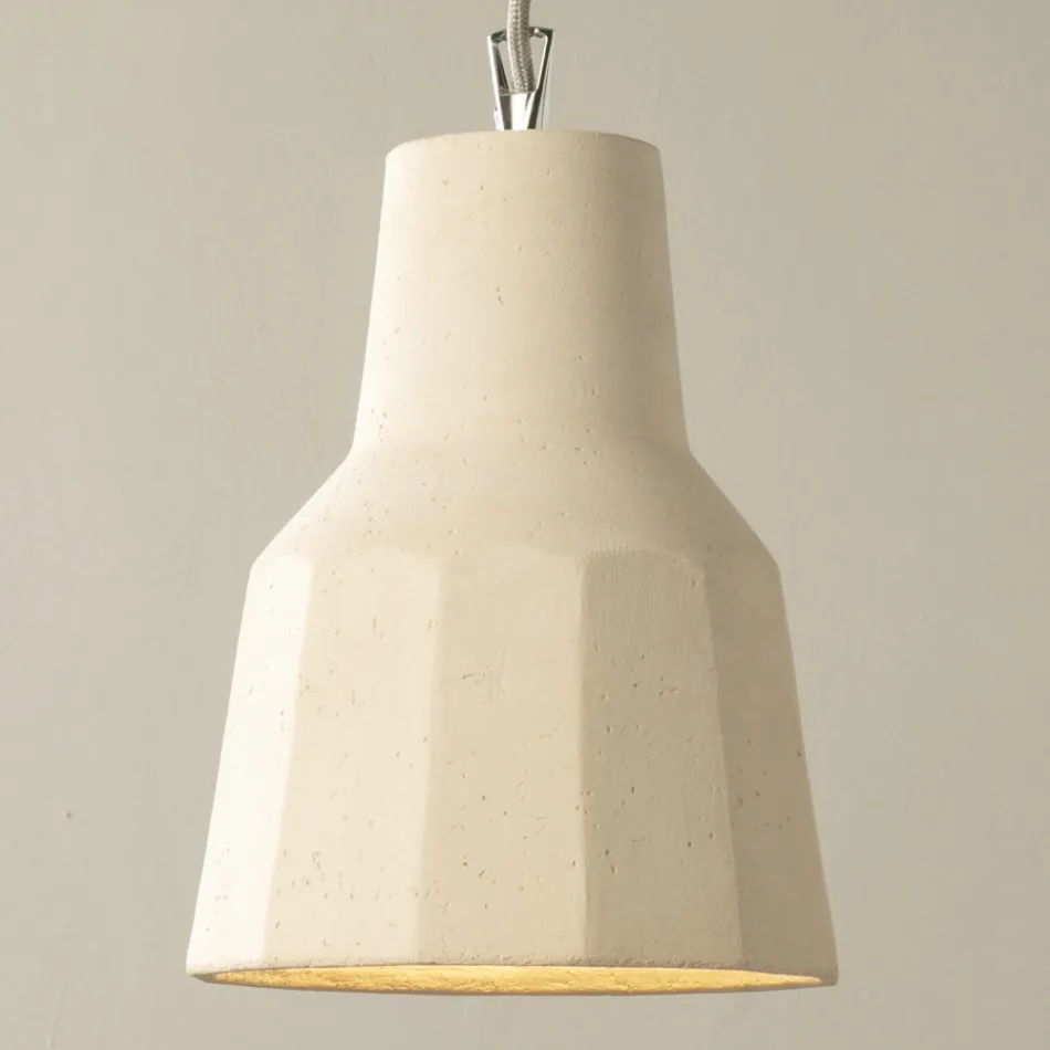 Lampada a Sospensione in Maiolica Toscana Fatta a Mano in Italia - Toscot Rossi Viadurini