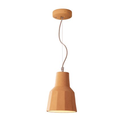 Lampada a Sospensione in Maiolica Toscana Fatta a Mano in Italia - Toscot Rossi Viadurini