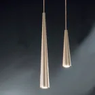 Lampada a Sospensione in Metallo Bianco, Nero o Oro 2 Misure - Girotondo Viadurini