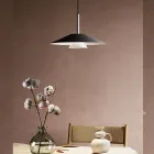 Lampada a Sospensione in Metallo di Diverse Finiture - Mira Viadurini
