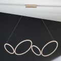 Lampada a Sospensione in Metallo Finitura Oro con LED Dimmerabile - Raiss