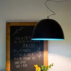 Lampada a sospensione in resina In-es.artdesign H2o Lavagna moderna Viadurini